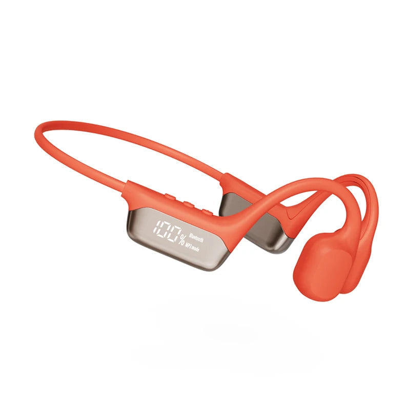 IPX8 waterproof sports earphones and swimming gear featuring open-ear bone conduction tech