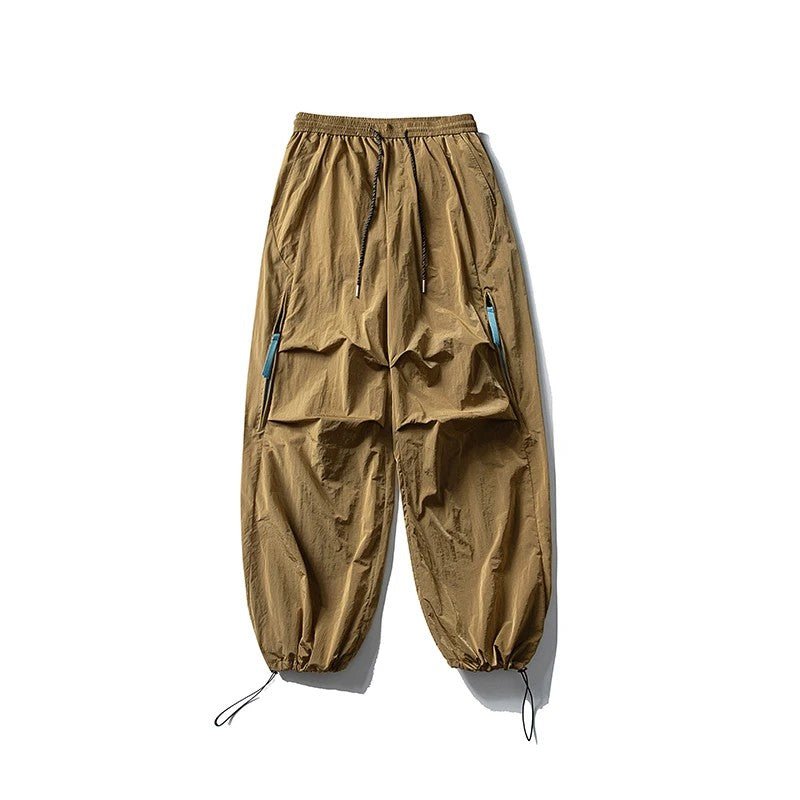 Back view of waterproof quick-dry hiking pants designed for men and women activewear