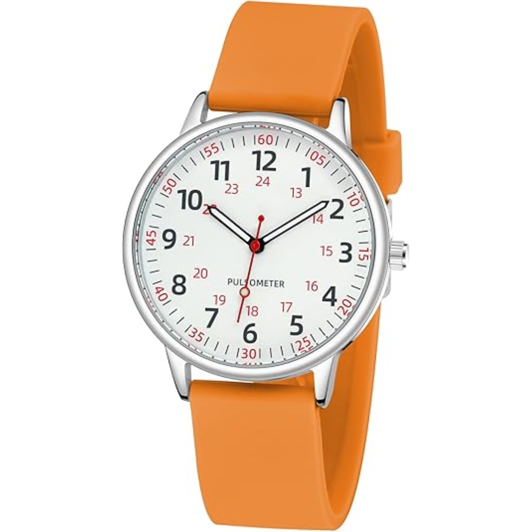 Durable white medical watch for everyday hospital use