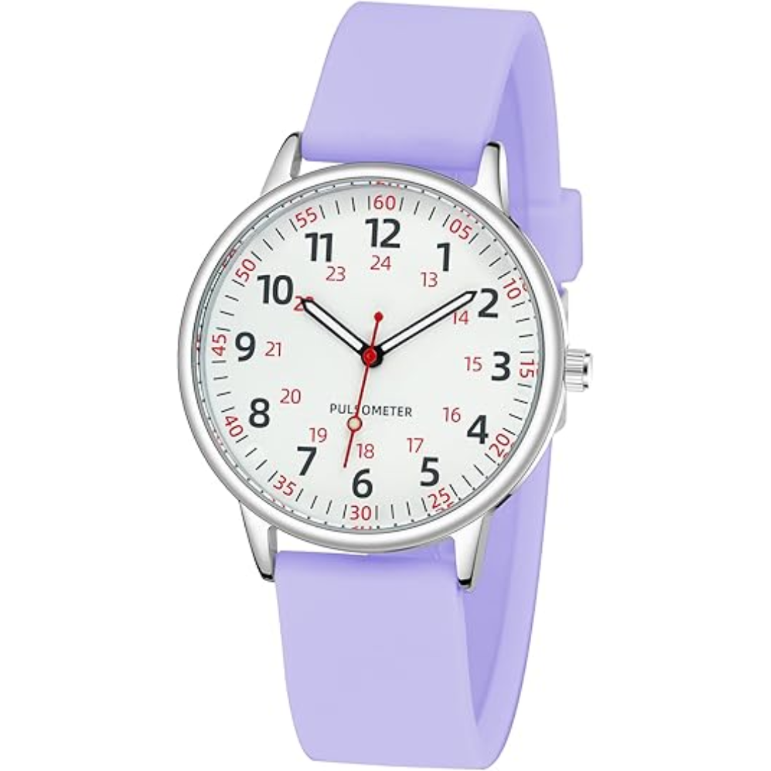 Healthcare accessories waterproof medical watch closeup on dial