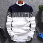 Langston | Men’s Striped Crew Neck Sweater