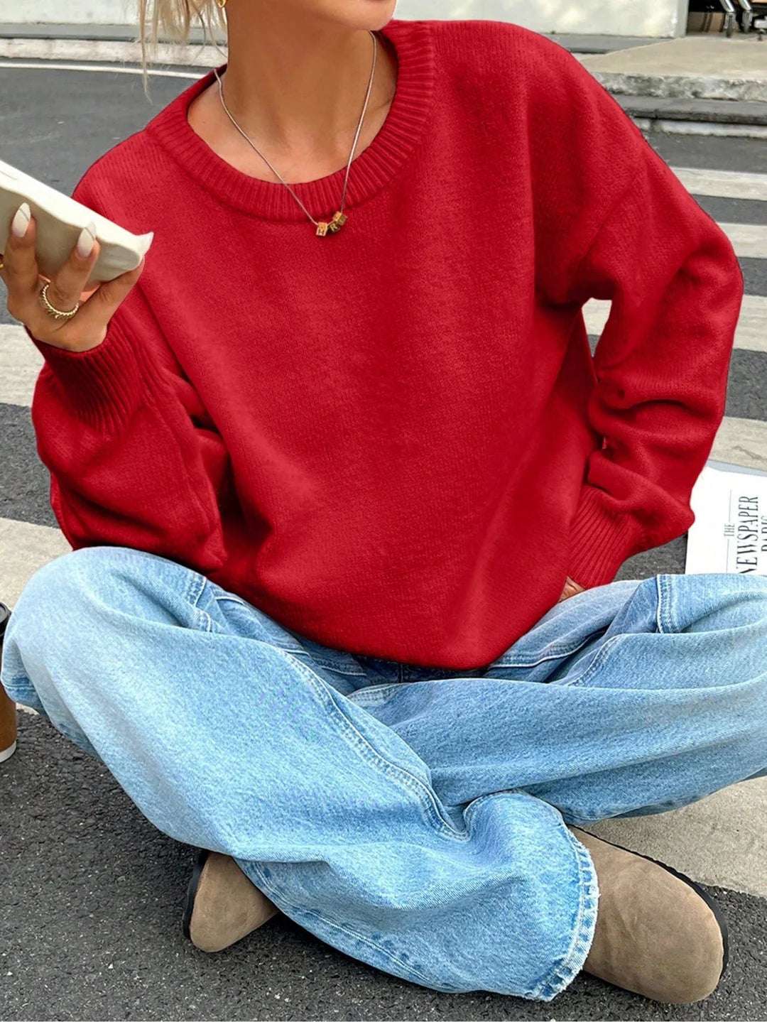 Aubrey | Women’s Oversized Mock Neck Sweater