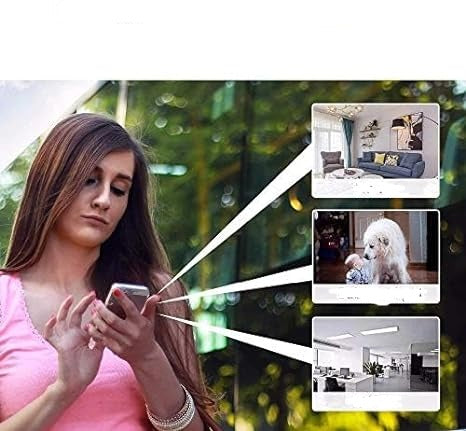 Smart home security camera accessories and mounting kit included in package