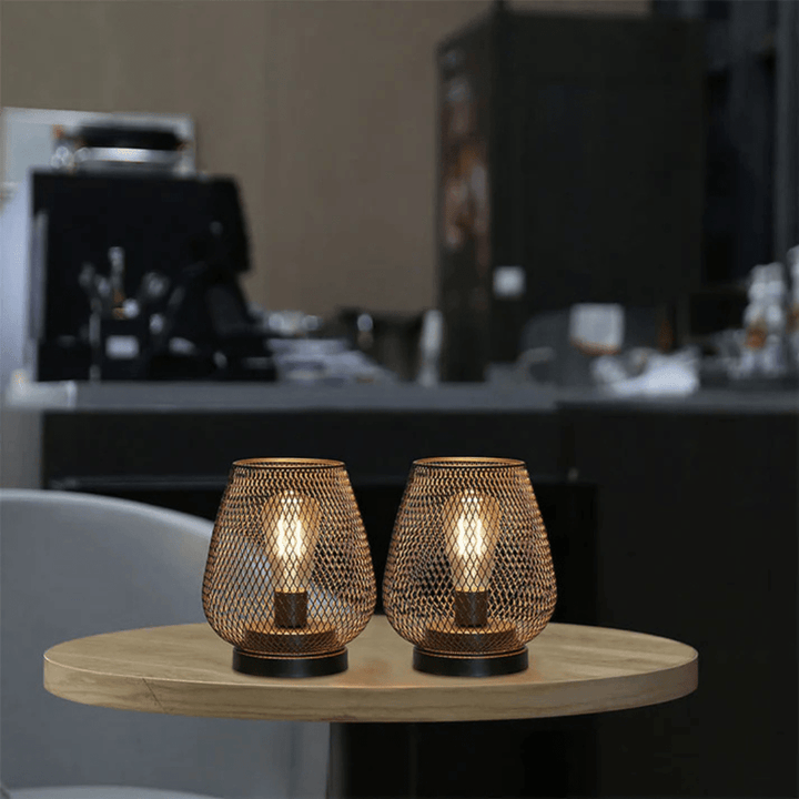 Modern wireless LED table lantern glowing with adjustable brightness for cozy indoor ambiance
