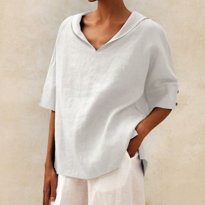 Comfortable v-neck shirt for women ideal for everyday casual wear