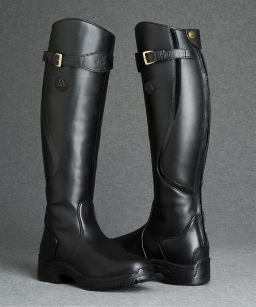 Top-down view of Women's Nova Waterproof Riding Boots showing comfortable interior lining