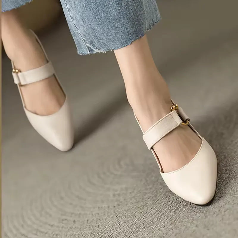 Stylish women's orthopedic shoes designed as comfortable high heels for all-day wear