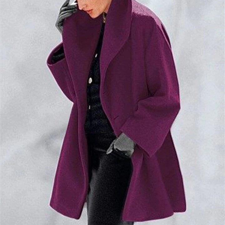 Cozy and warm winter clothing staple in a classic elegant wool jacket style