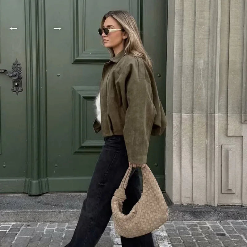 Harper | Women’s Oversized Bomber Jacket