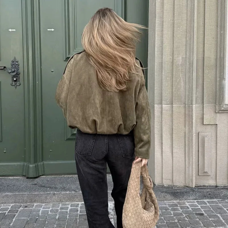 Harper | Women’s Oversized Bomber Jacket