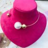 Trendy Pearl neckpeice - Image 2
