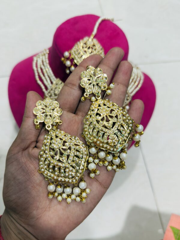 Jadau set Premium gold plated - Image 3