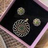 Pendent set AAA AD STONE Emerald Green stone - Image 4