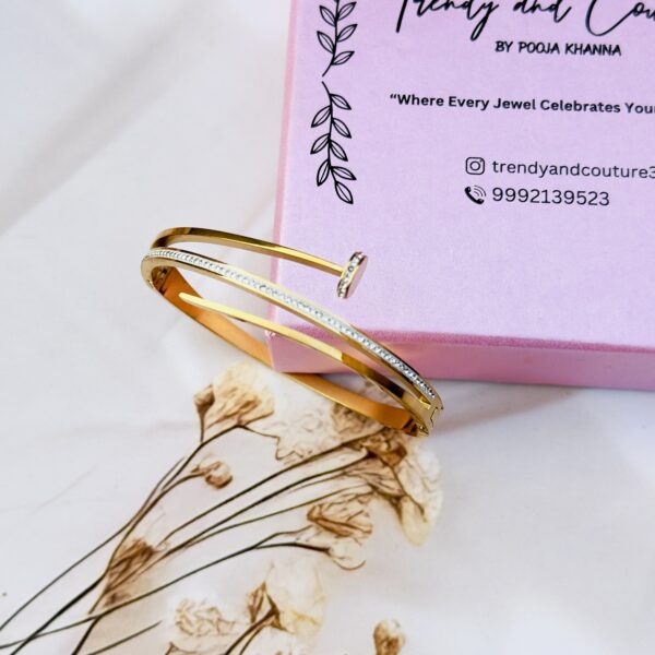 Nail  Daily wear Bracelet - Image 3