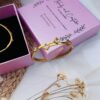 Golden Bracelet diamond shape style  Daily wear - Image 5