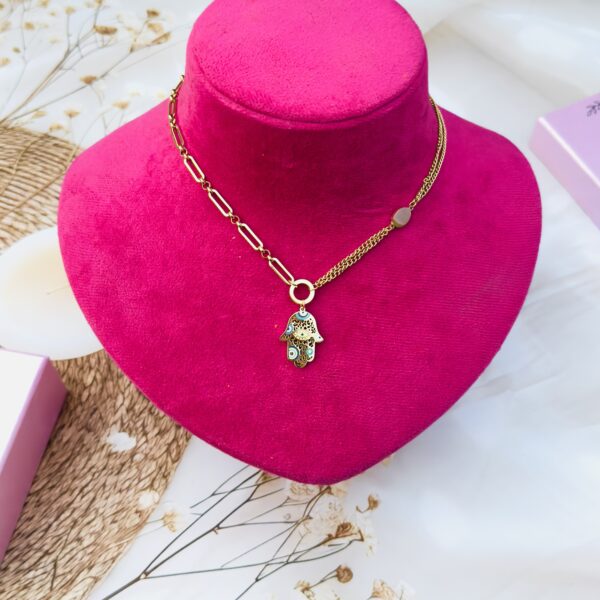 Evil eye neckpiece daily wear