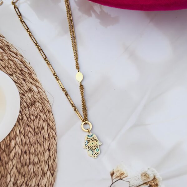 Evil eye neckpiece daily wear - Image 3